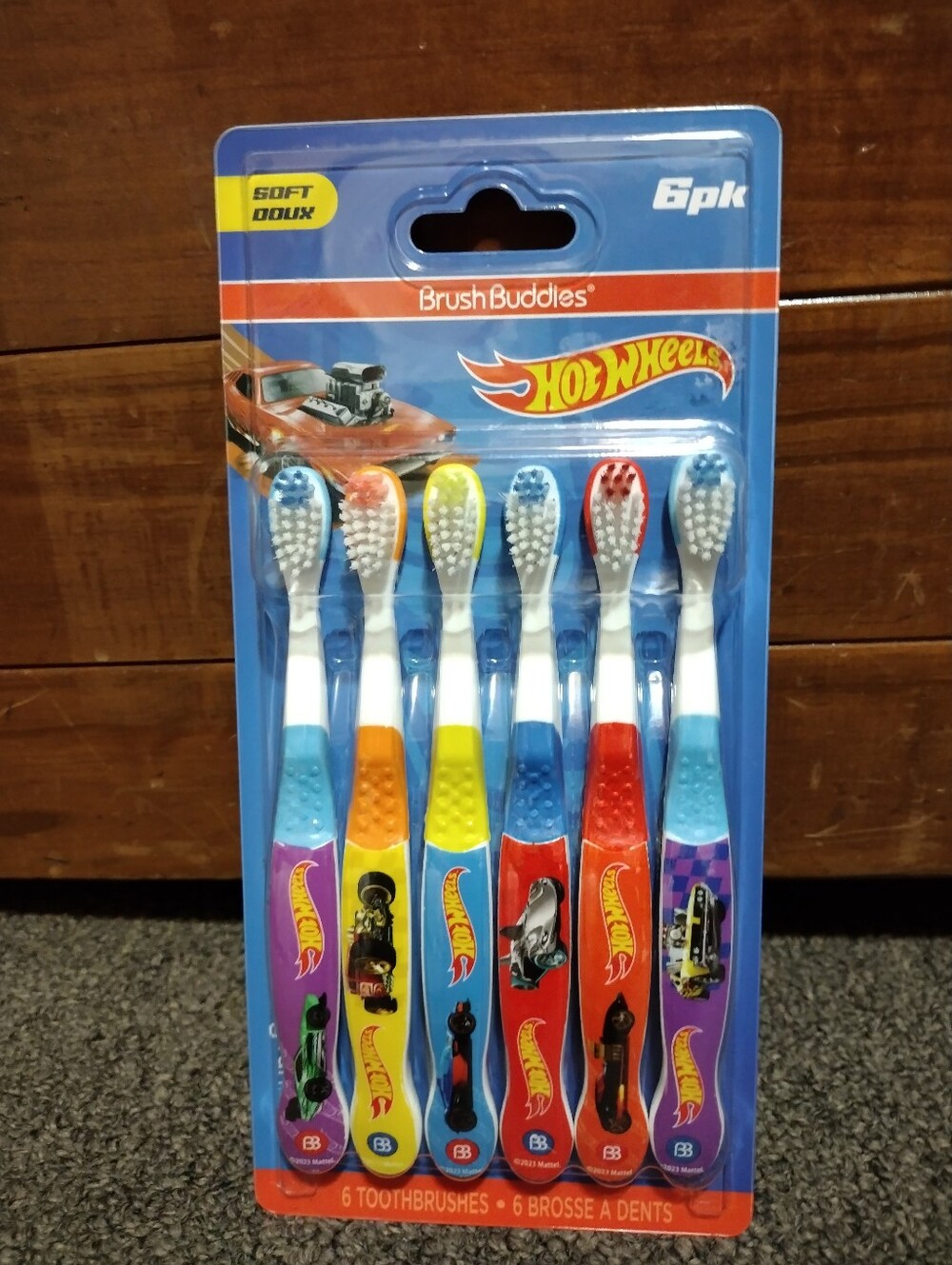 Brush Buddies Hot Wheels Toothbrush Set 6 CT